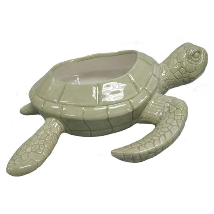 Maceta Decorativa Cráneo Comfy Hour 22.86 cm Dolomita Verde