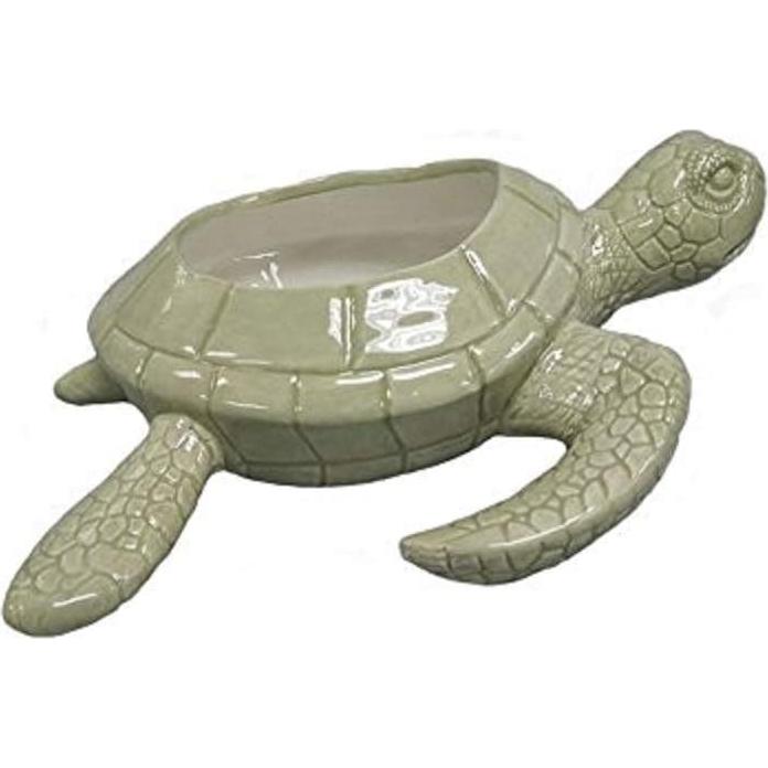 Maceta Decorativa Cráneo Comfy Hour 22.86 cm Dolomita Verde