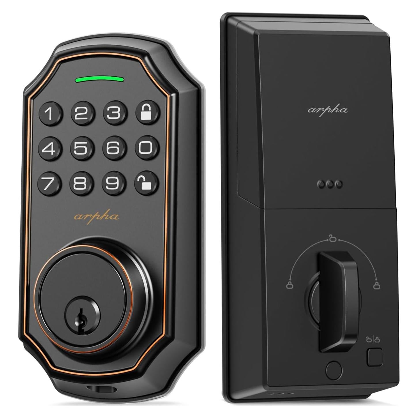 Cerradura Inteligente Sin Llave ARPHA D180 con Teclado y 50 Códigos