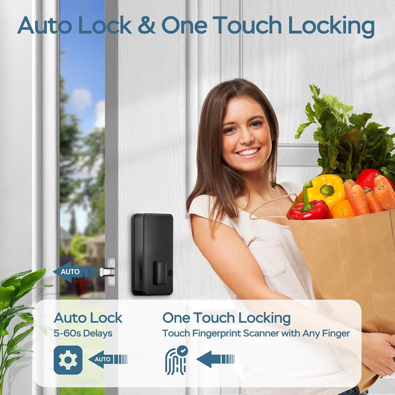 Cerradura Inteligente GeekTale RD02 Huella Dactilar Bluetooth