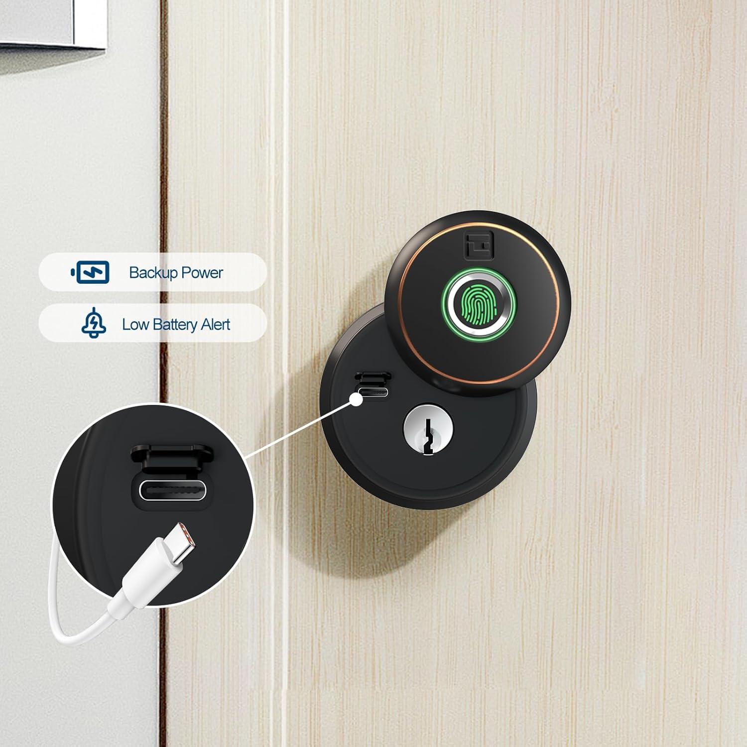 Cerradura Inteligente GeekTale RD02 Huella Dactilar Bluetooth