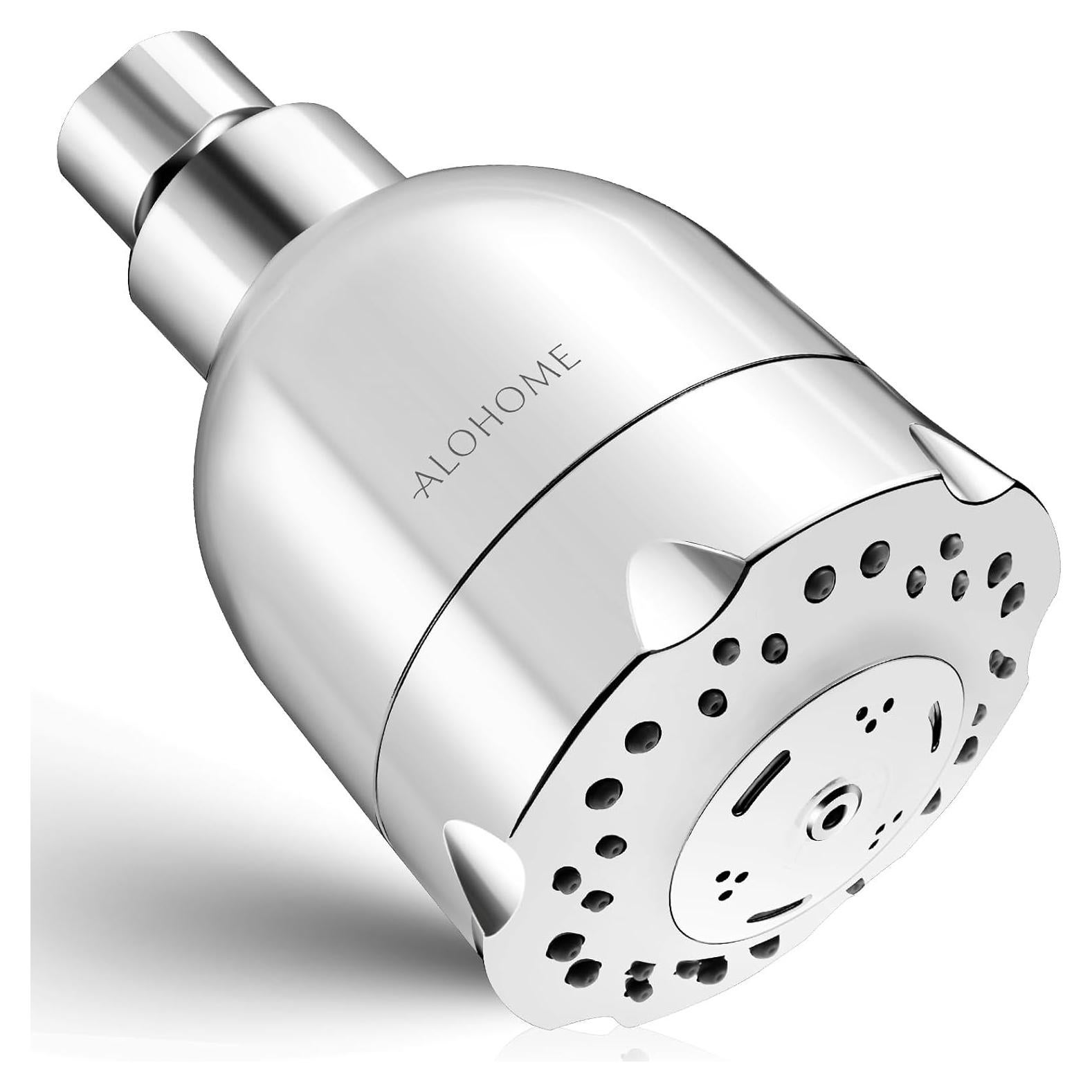 Cabezal de Ducha Alta Presión ALOHOME 6 Configuraciones Cromo