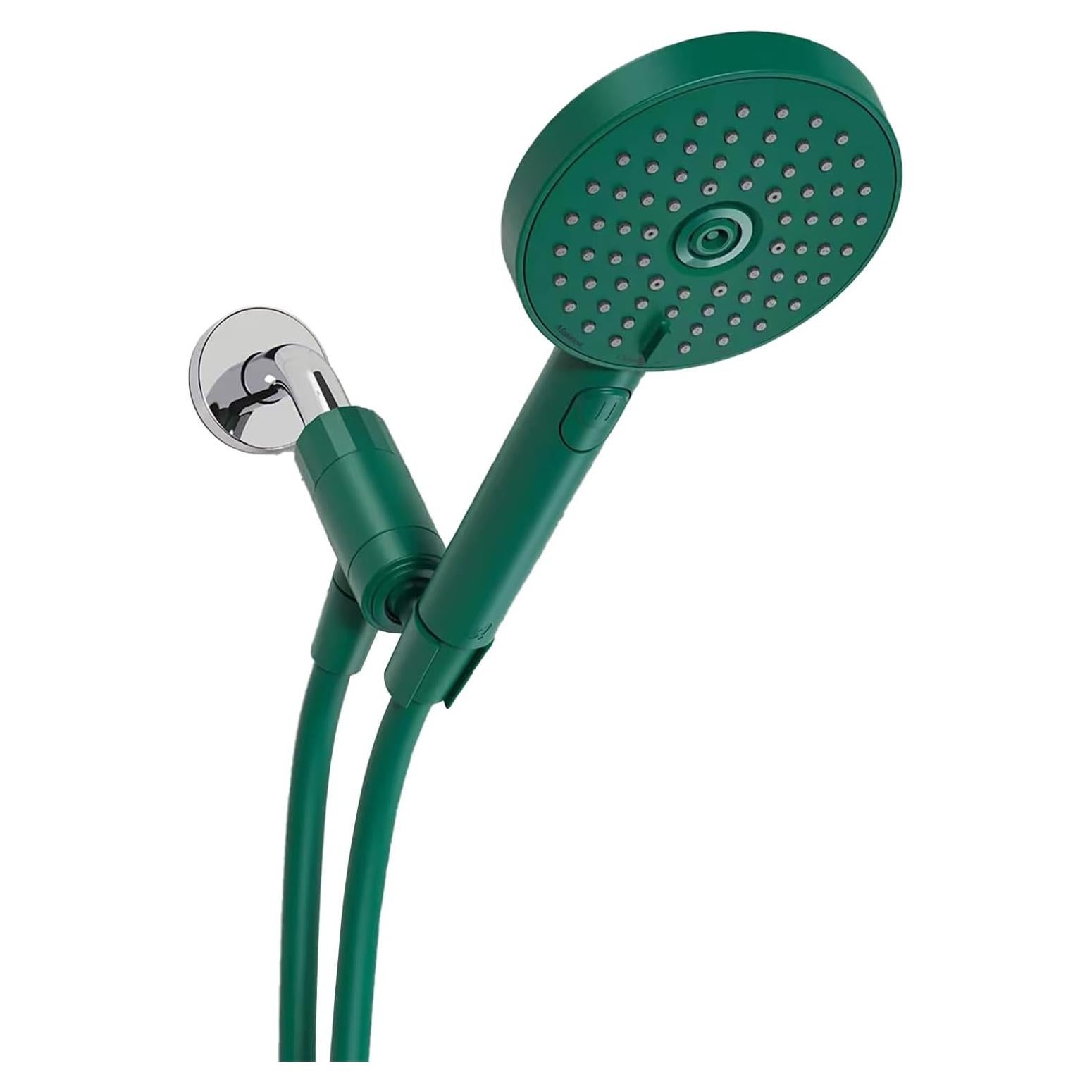 Cabezal de Ducha de Mano Sproos! Alta Presión Verde 3 Funciones