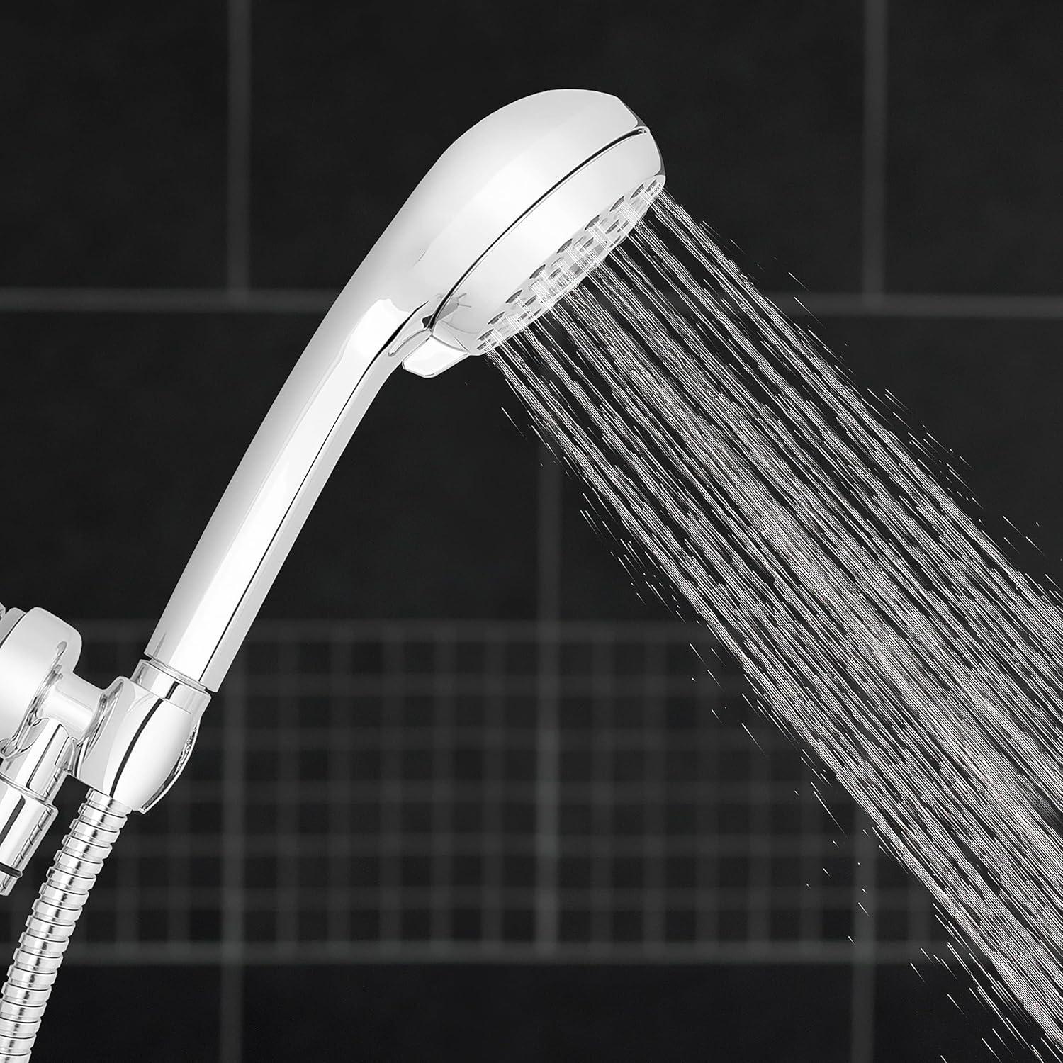 Cabezal de Ducha de Mano Waterpik XAL-649ME 6 Modos Níquel Cepillado