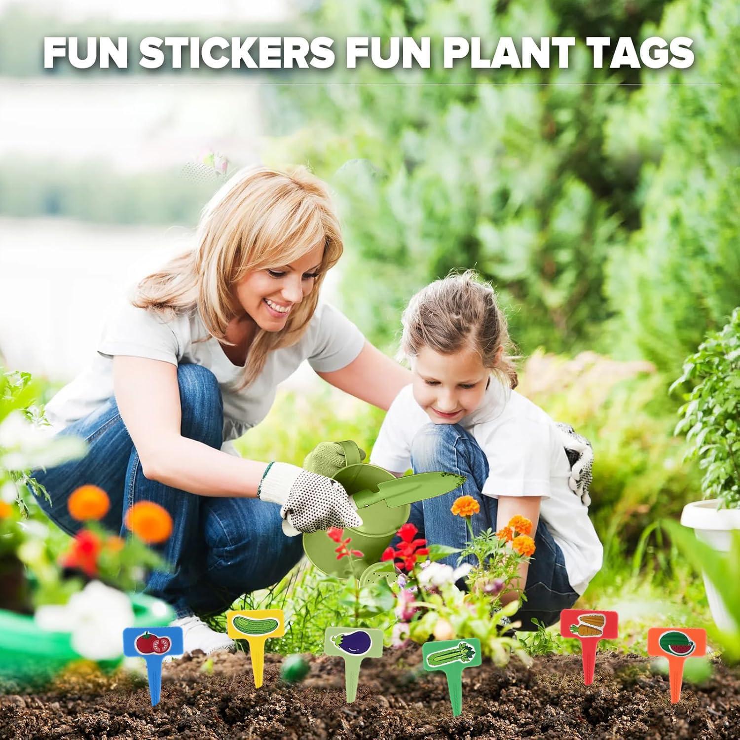 Juego de Jardinería para Niños Qtioucp 14 Piezas con Bolsa