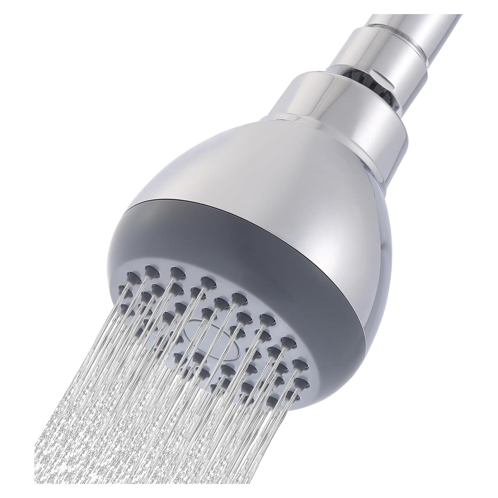 Cabezal de Ducha Eolax Alta Presión 3" Cromo Ajustable