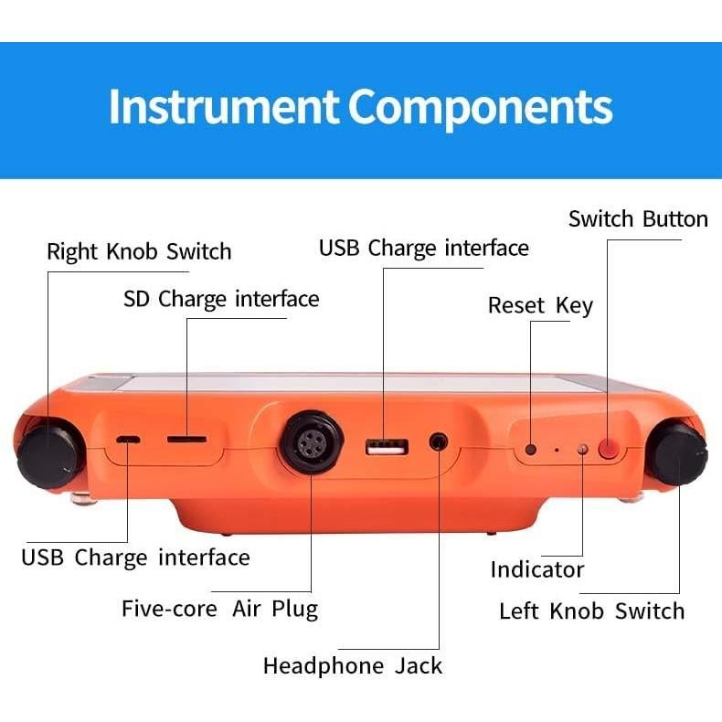 Detector de Fugas de Agua PQWT L4000 con Pantalla Táctil