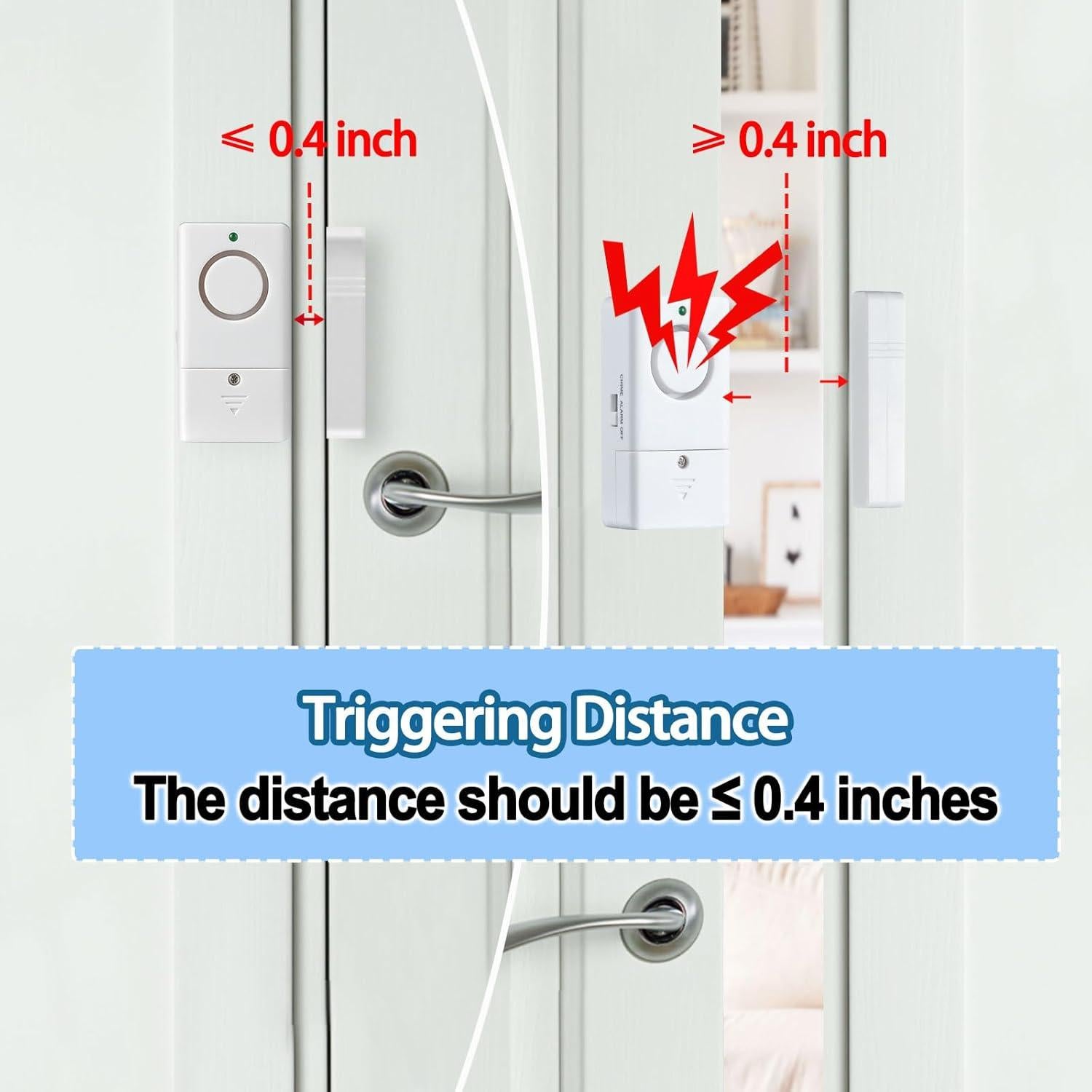 Alarmas de Ventana y Puerta Ranisny - 120 dB, 3 Paquete