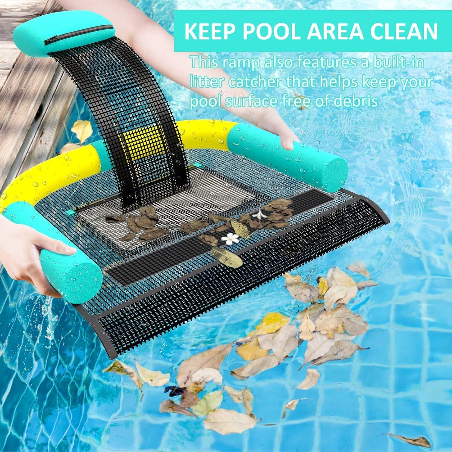 Rampa de Escape para Animales Poolvio - Verde Menta, 38.2x26.5 cm