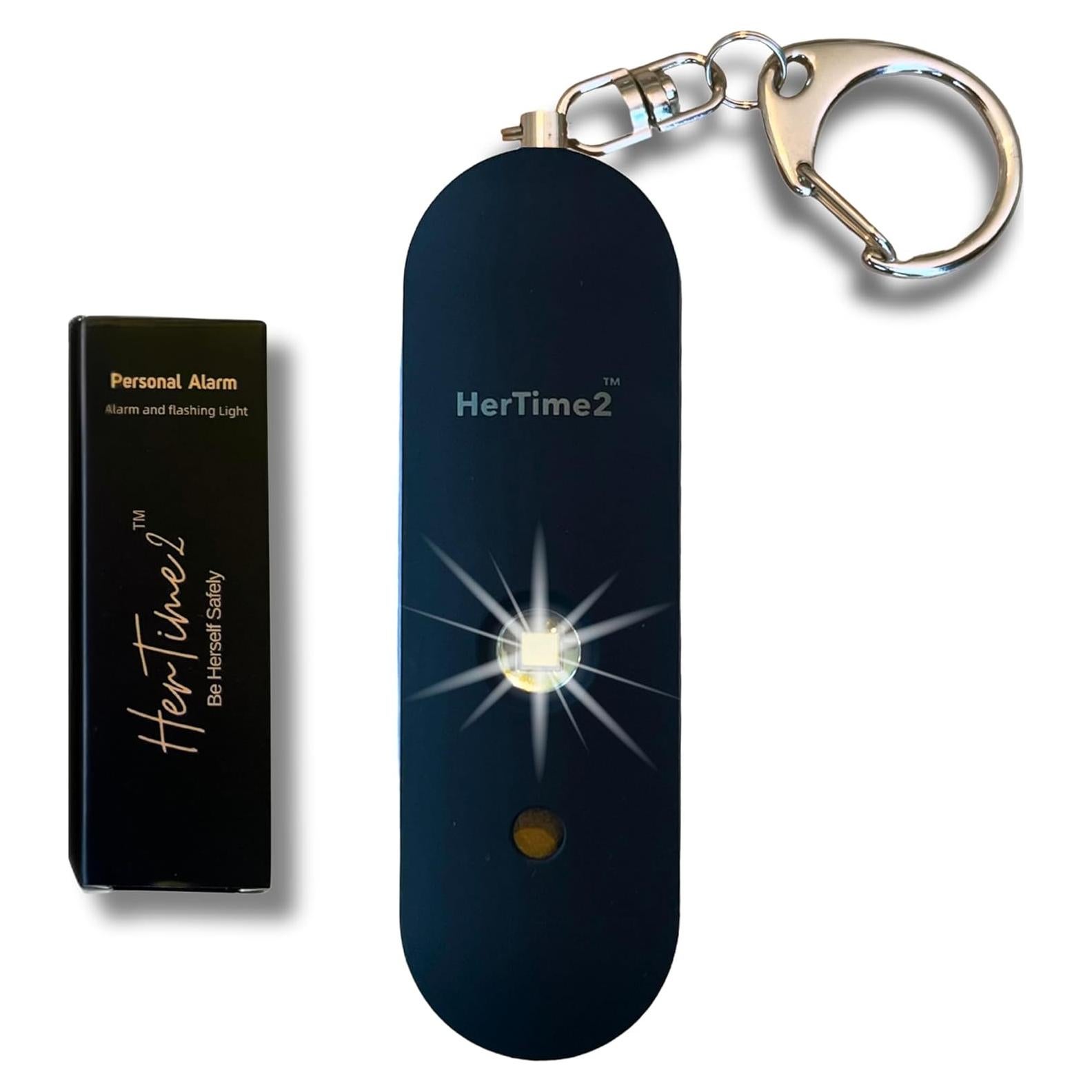 Alarma Personal HerTime2 para Mujeres - 130dB Resistente al Agua