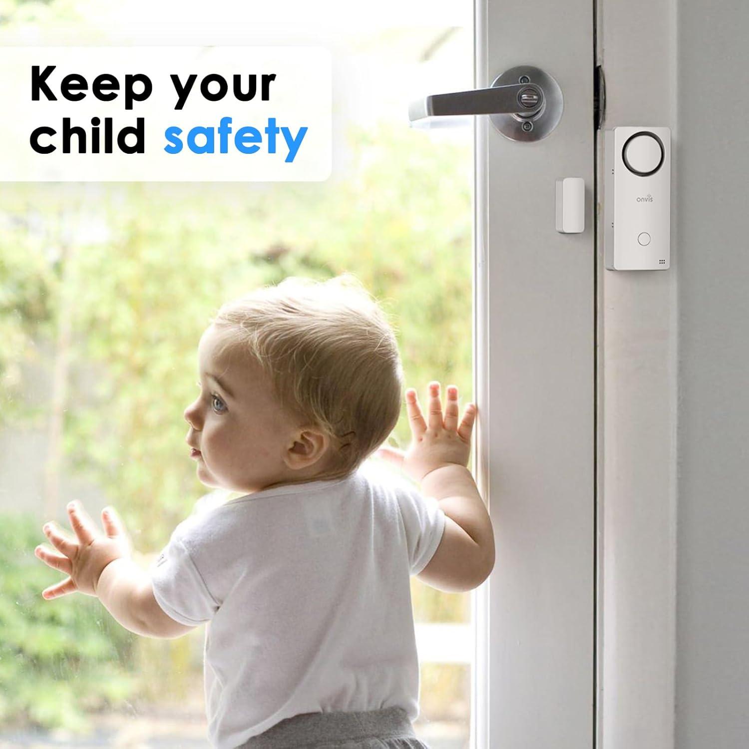 Sensor de contacto inalámbrico Onvis CS2 para alarma y hogar inteligente