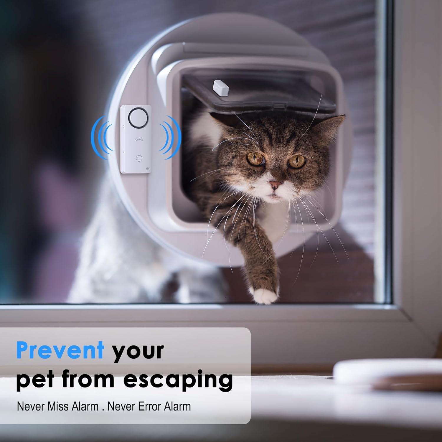 Sensor de contacto inalámbrico Onvis CS2 para alarma y hogar inteligente