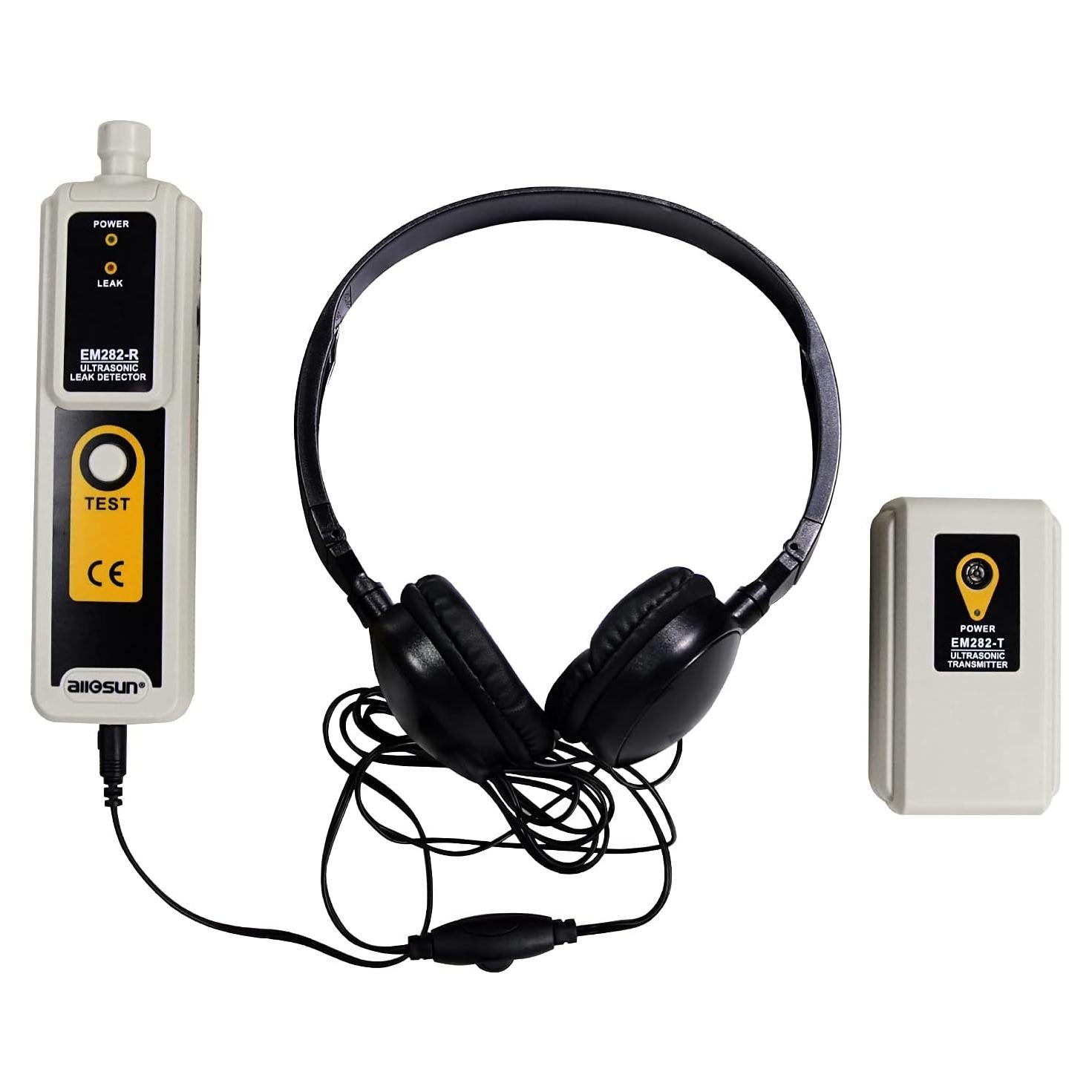Detector de Fugas Ultrasónico allsun EM282-R para HVAC y Automotriz