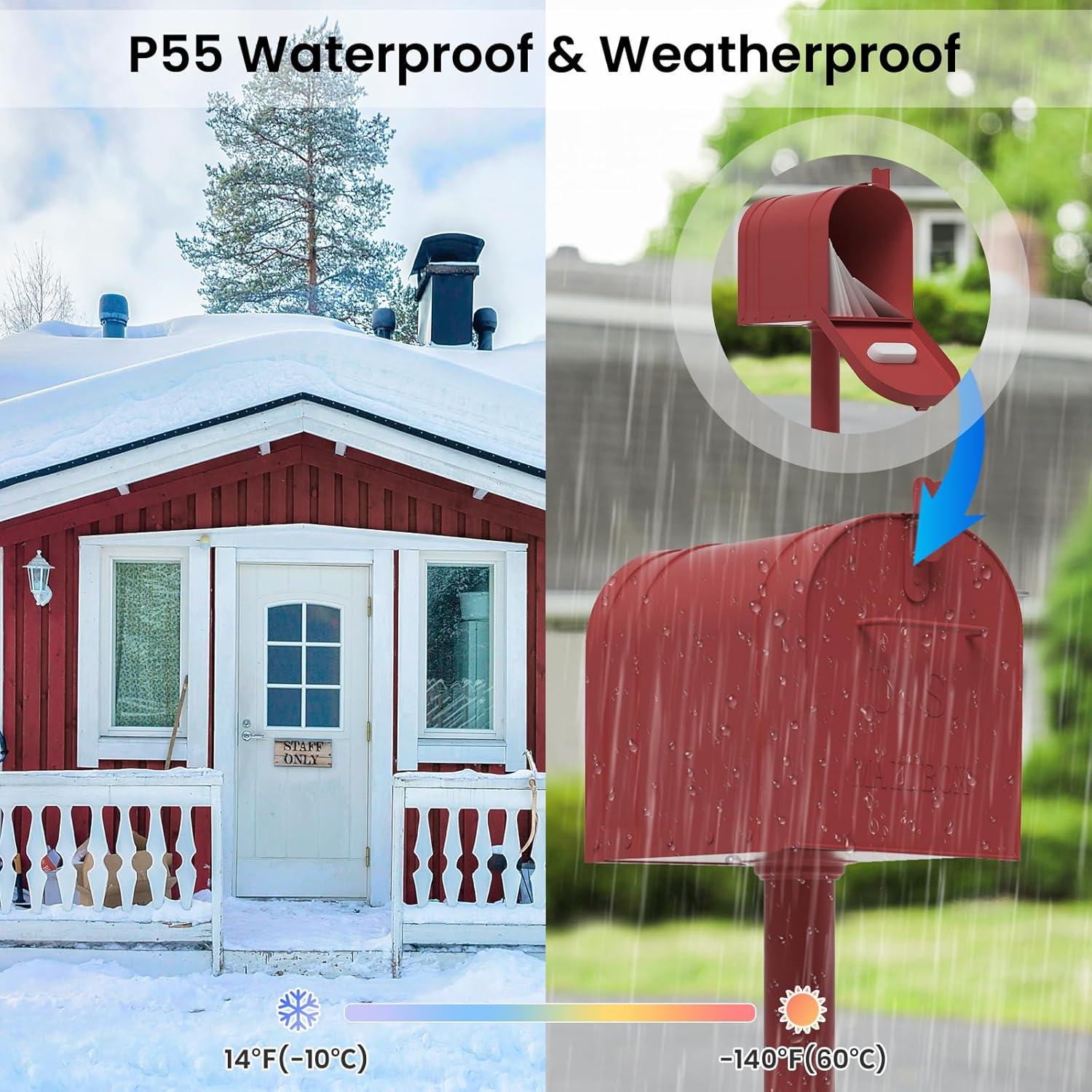 Sistema de Alarma de Buzón Satisure Inalámbrico 600 pies LED