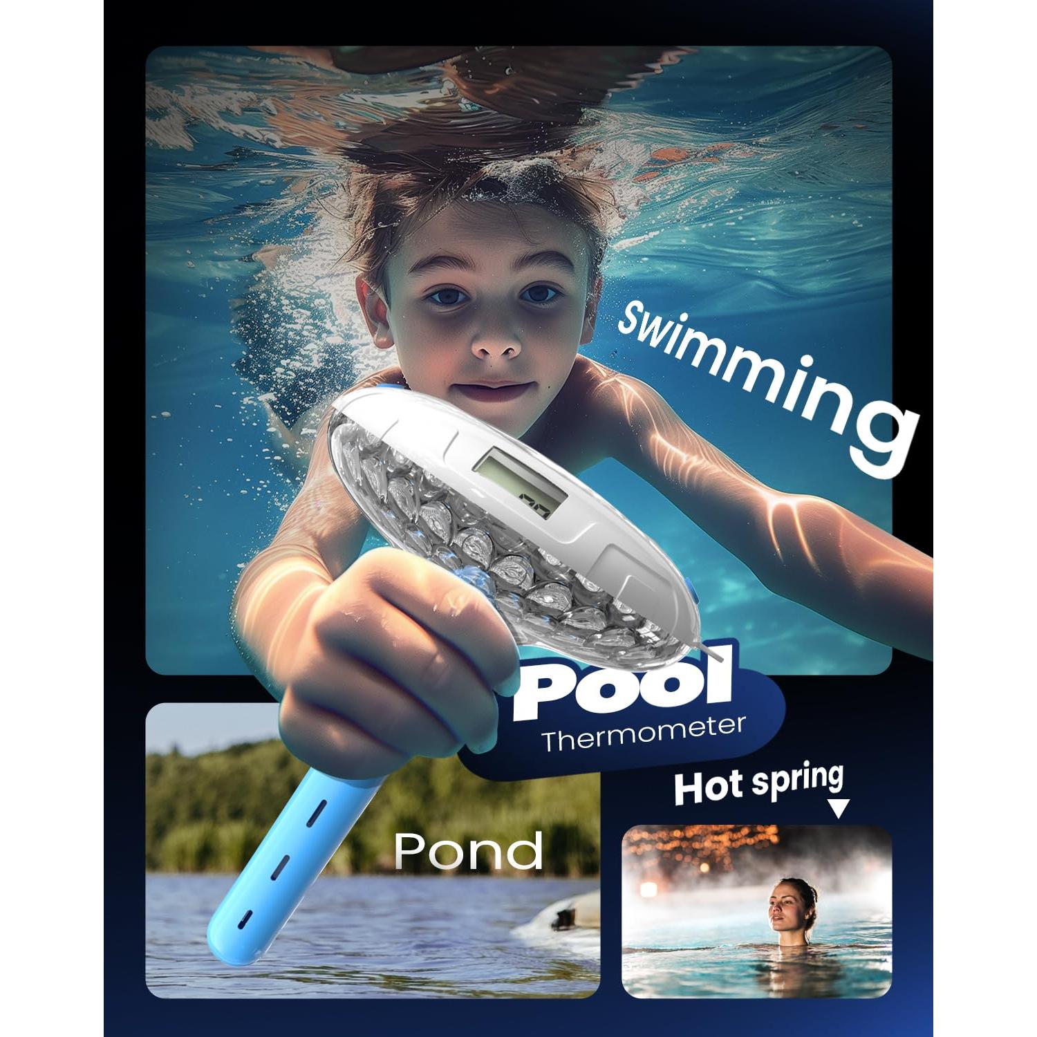 Termómetro de piscina solar PoolPrime RGBW 8 modos 28.9°C