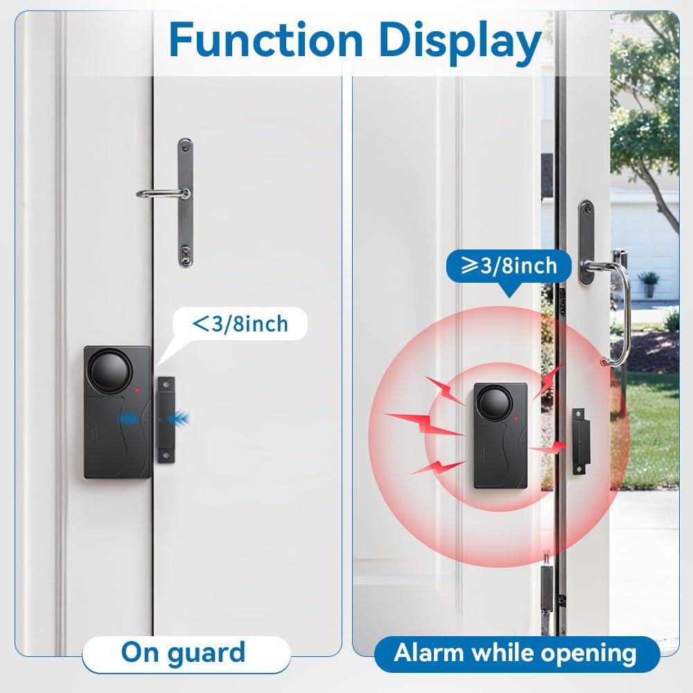Alarma de Puerta Hommatter SF03R 110dB Control Remoto