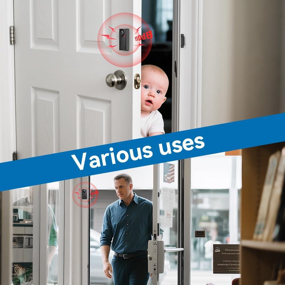 Alarma de Puerta Hommatter SF03R 110dB Control Remoto