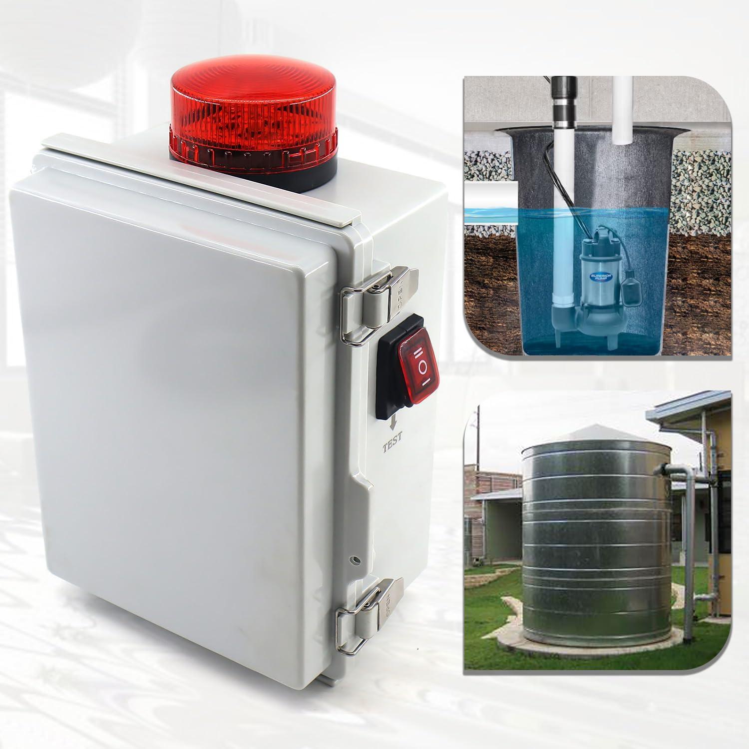 Alarma de Agua Alta QHHR para Bomba de Sump 110 dB IP67