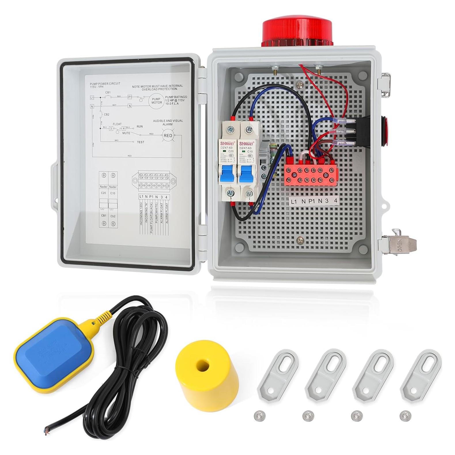 Alarma de Agua Alta MXLTYMX Z0080SPA 110dB IP67 Automática