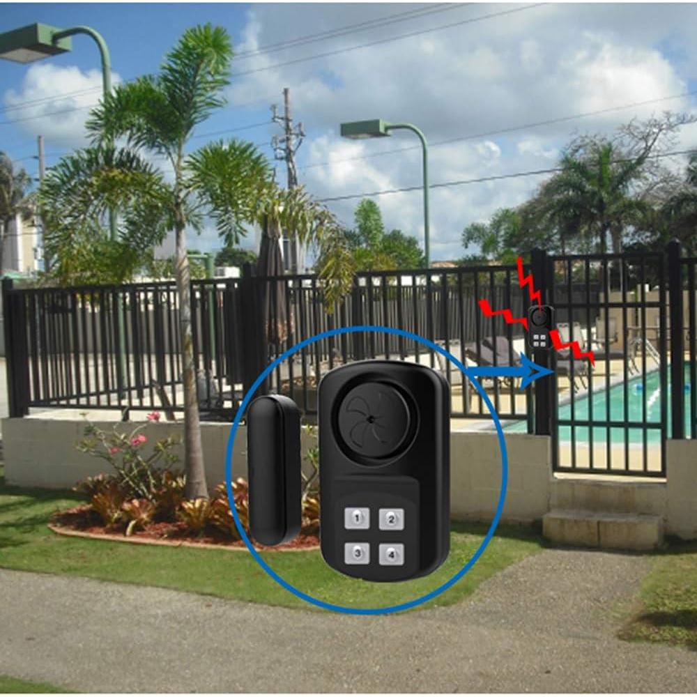 Alarma de Puerta Exterior Inalámbrica EverNary W-C100 140 dB