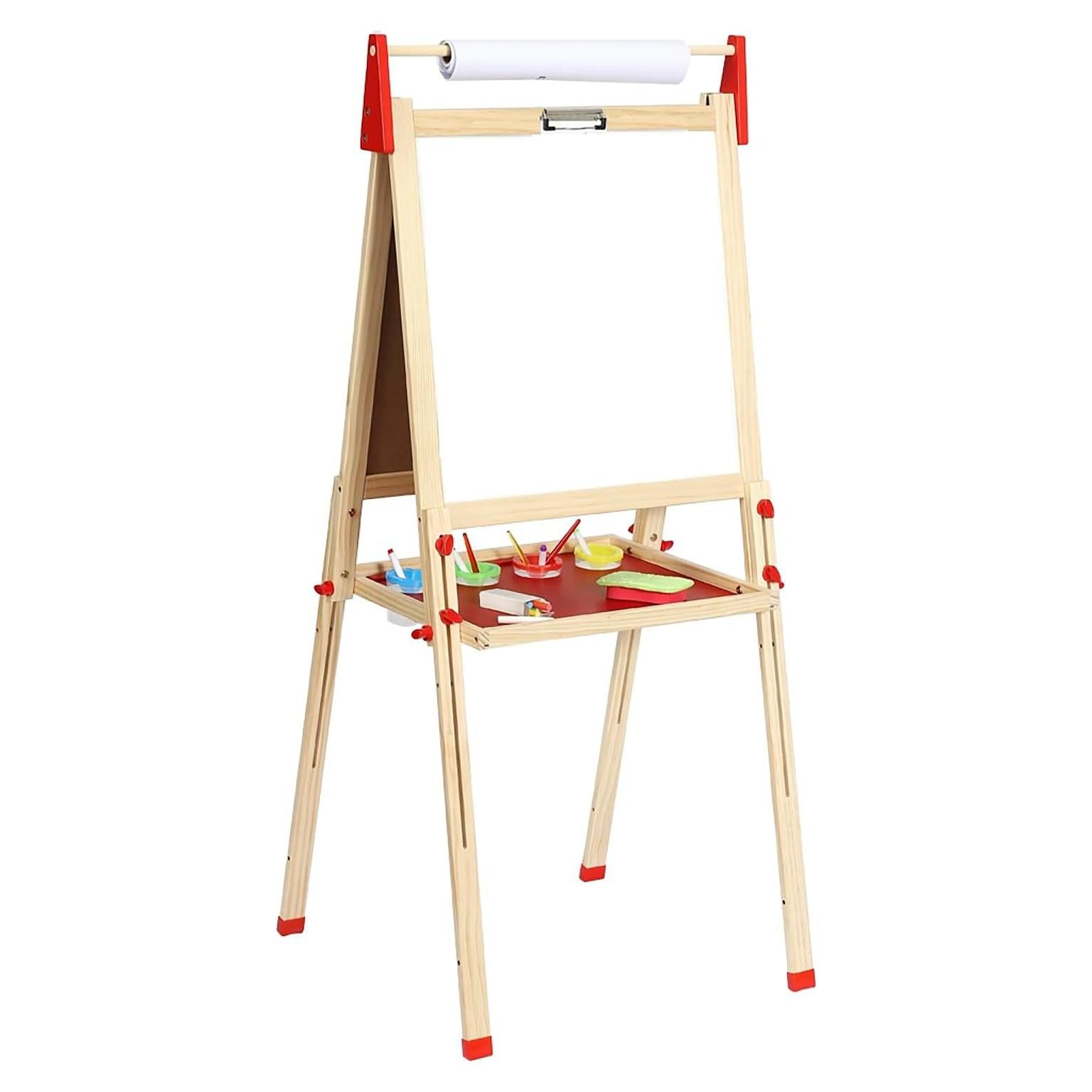 Caballete de Madera Doble Cara Easy Playhouse Flat River 68.6-129.5 cm