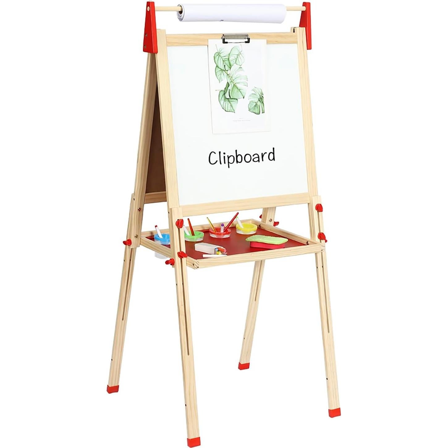 Caballete de Madera Doble Cara Easy Playhouse Flat River 68.6-129.5 cm