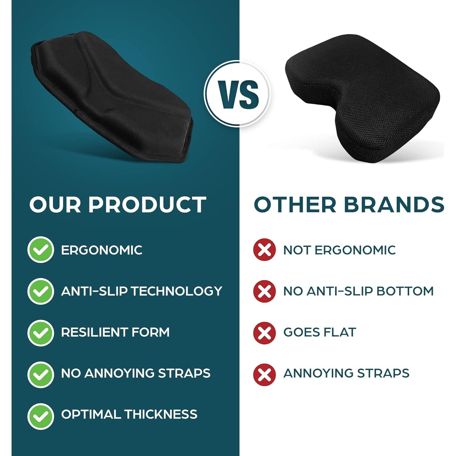 Cojín de Asiento para Máquina de Remo Home & Rowe - Gel Antideslizante