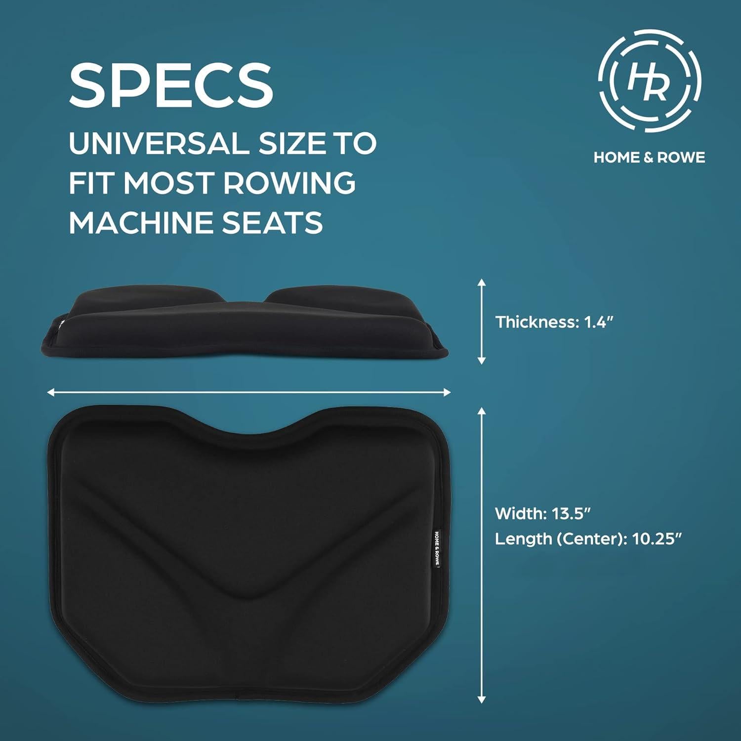 Cojín de Asiento para Máquina de Remo Home & Rowe - Gel Antideslizante