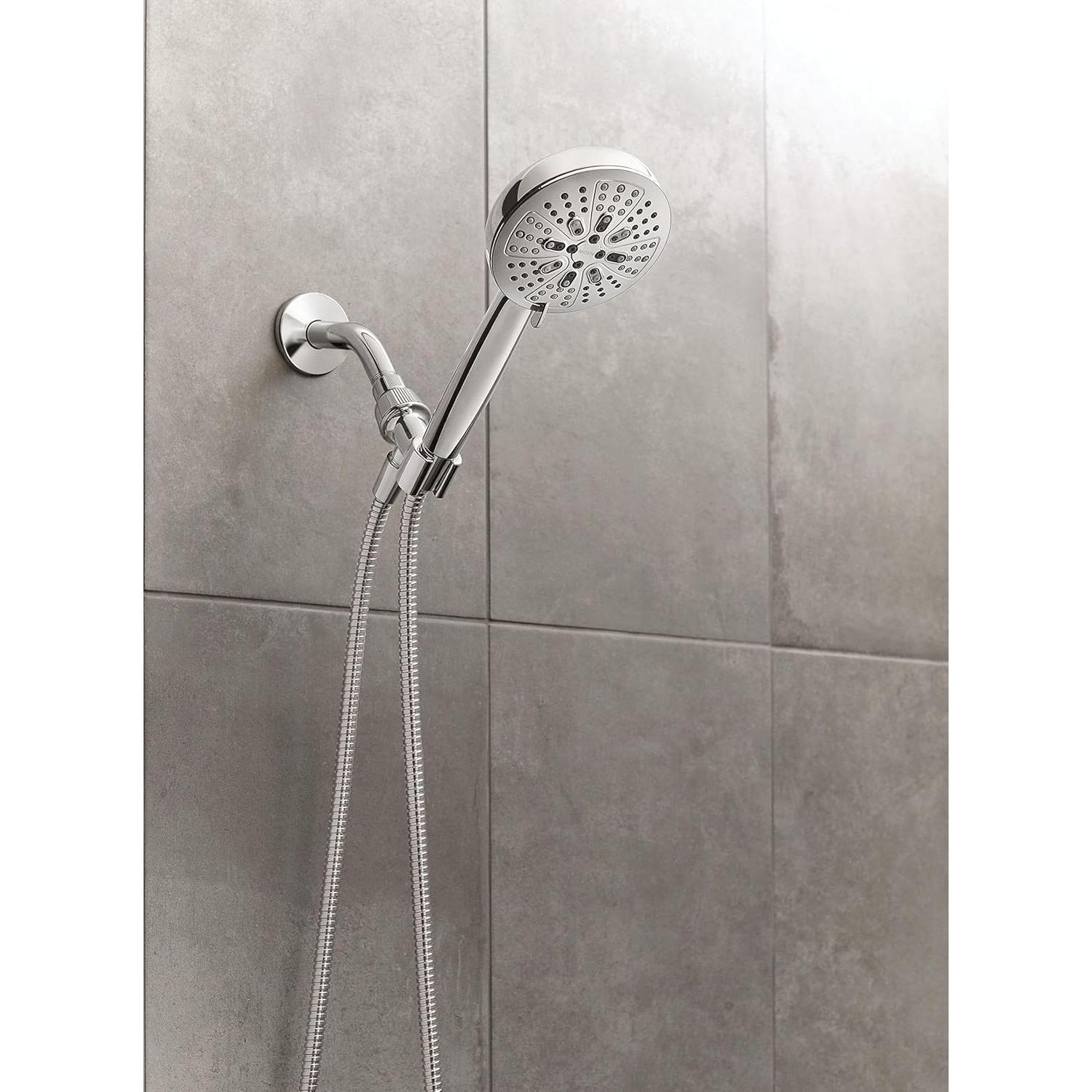 Cabezal de Ducha de Alta Presión Moen Hydro Energetix 8 Funciones