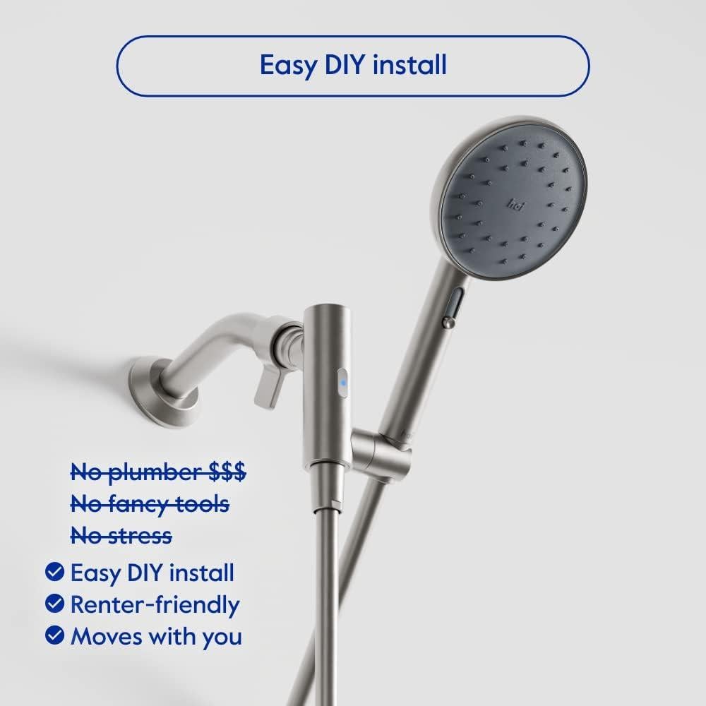 Cabezal de Ducha Inteligente hai con Bluetooth y Ahorro de Agua