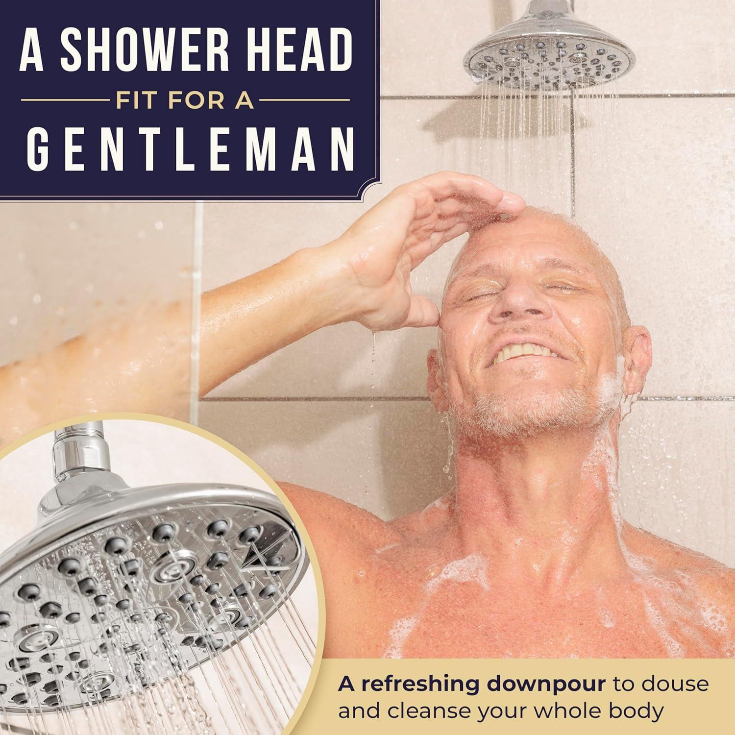 Cabezal de Ducha de Cromo Winthorpe 6 Configuraciones 6.81 LPM