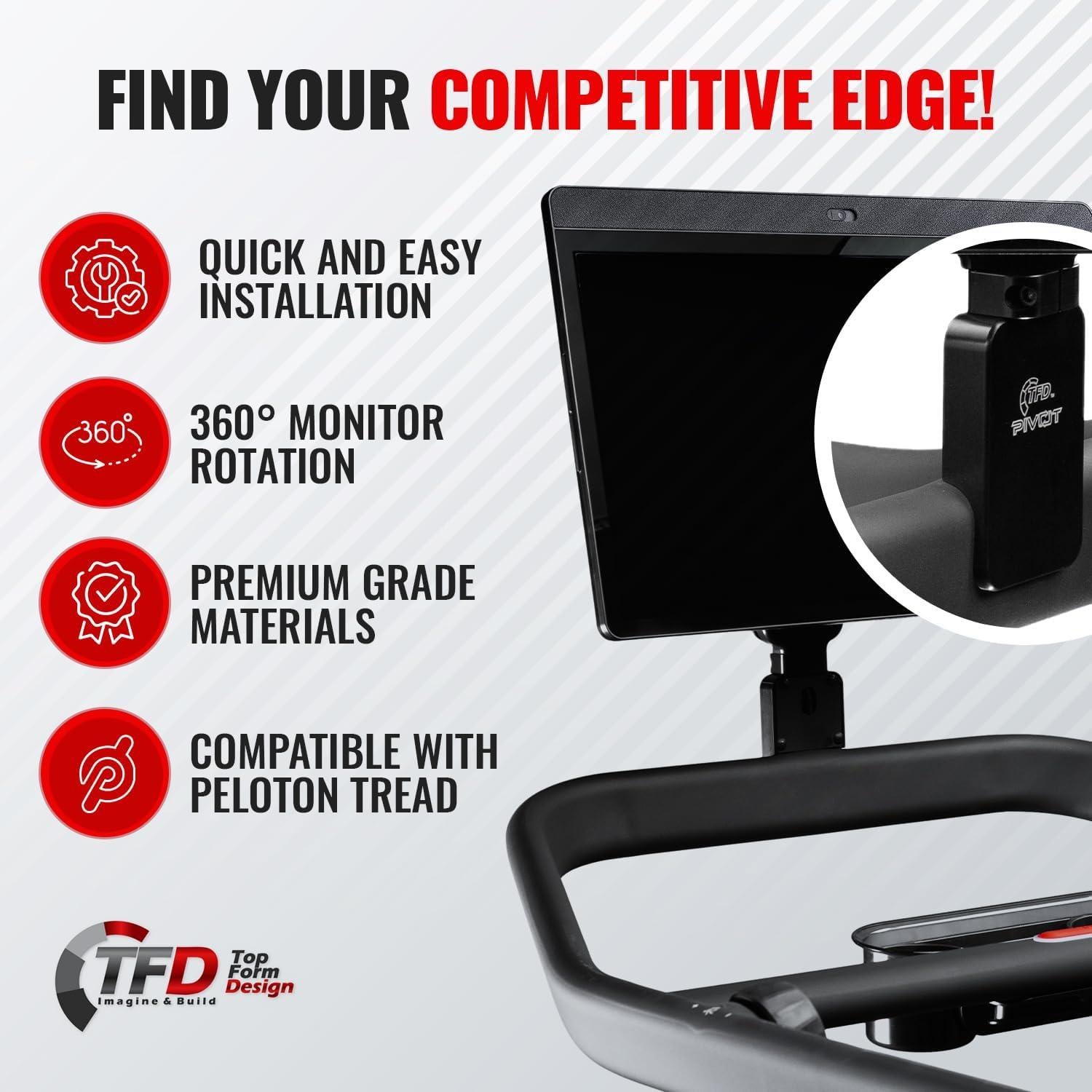Soporte Giratorio TFD Pivot-T para Peloton Tread - 360°