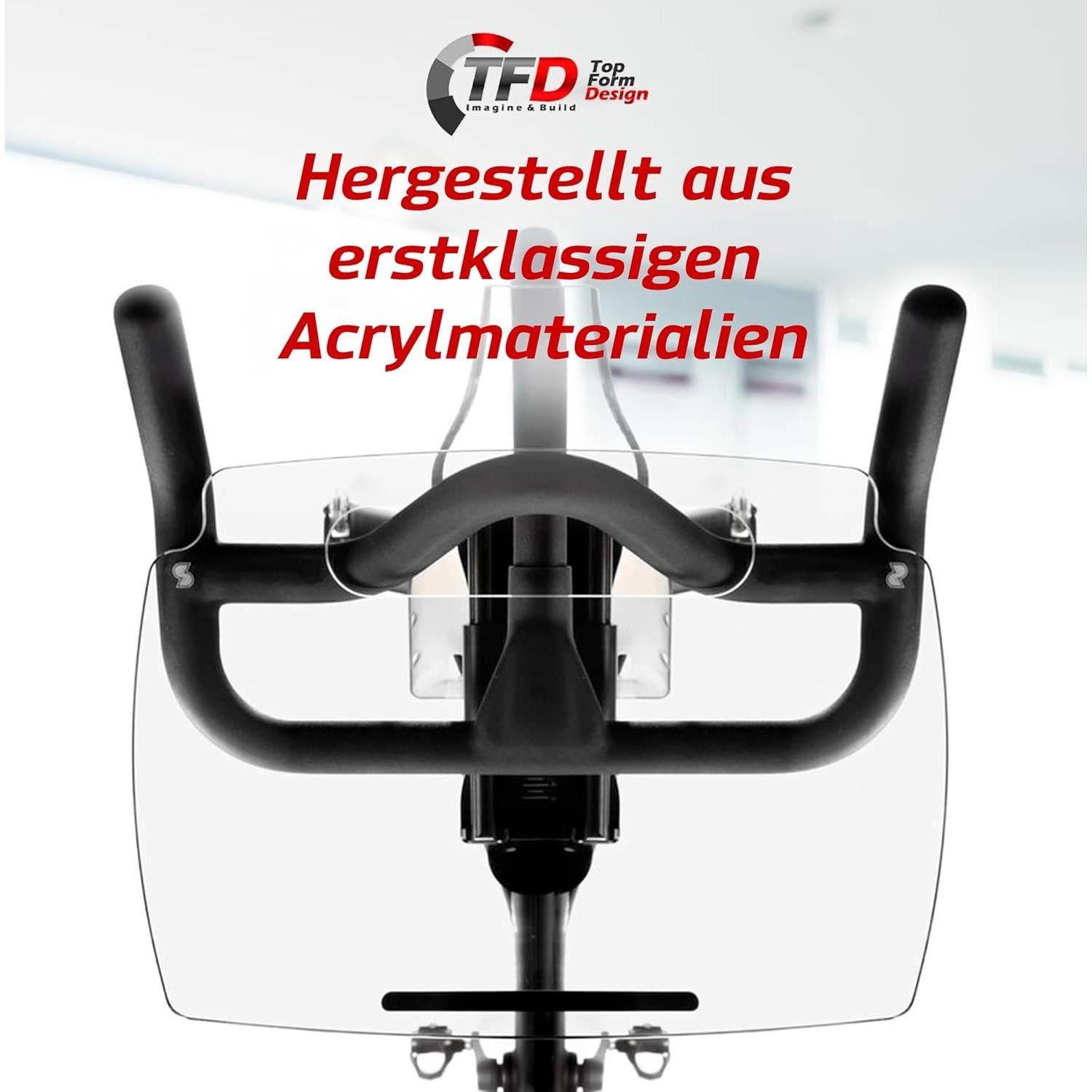 Bandeja Mejorada TFD para Bicicleta Peloton Original - Acrílico