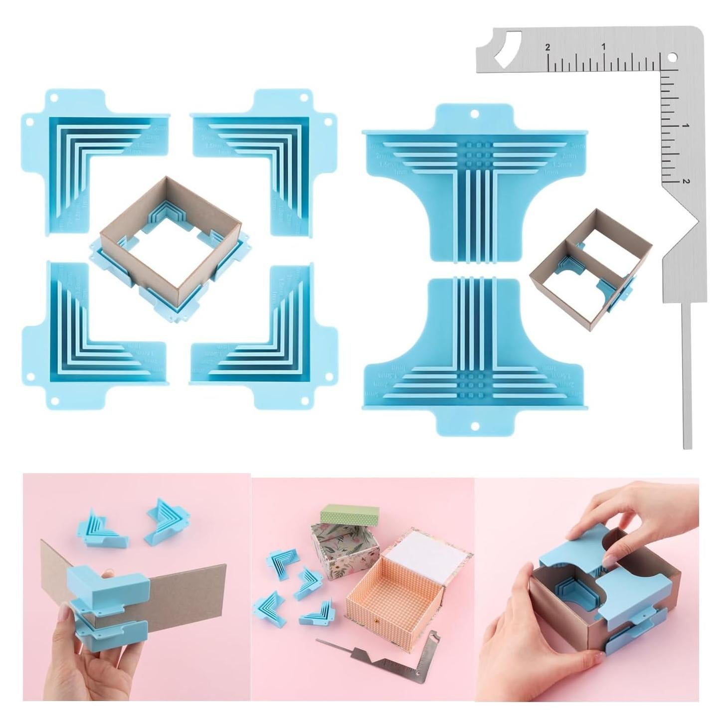 BAOFALI 7 Piezas Abrazaderas de Esquina para Encuadernación