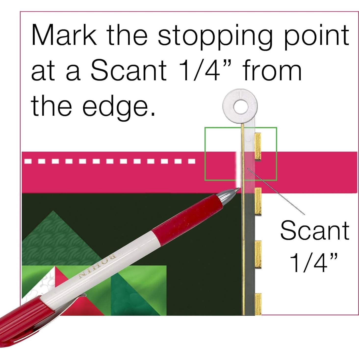 Conjunto de esquinas miteradas Guidelines4Quilting - Herramienta de costura