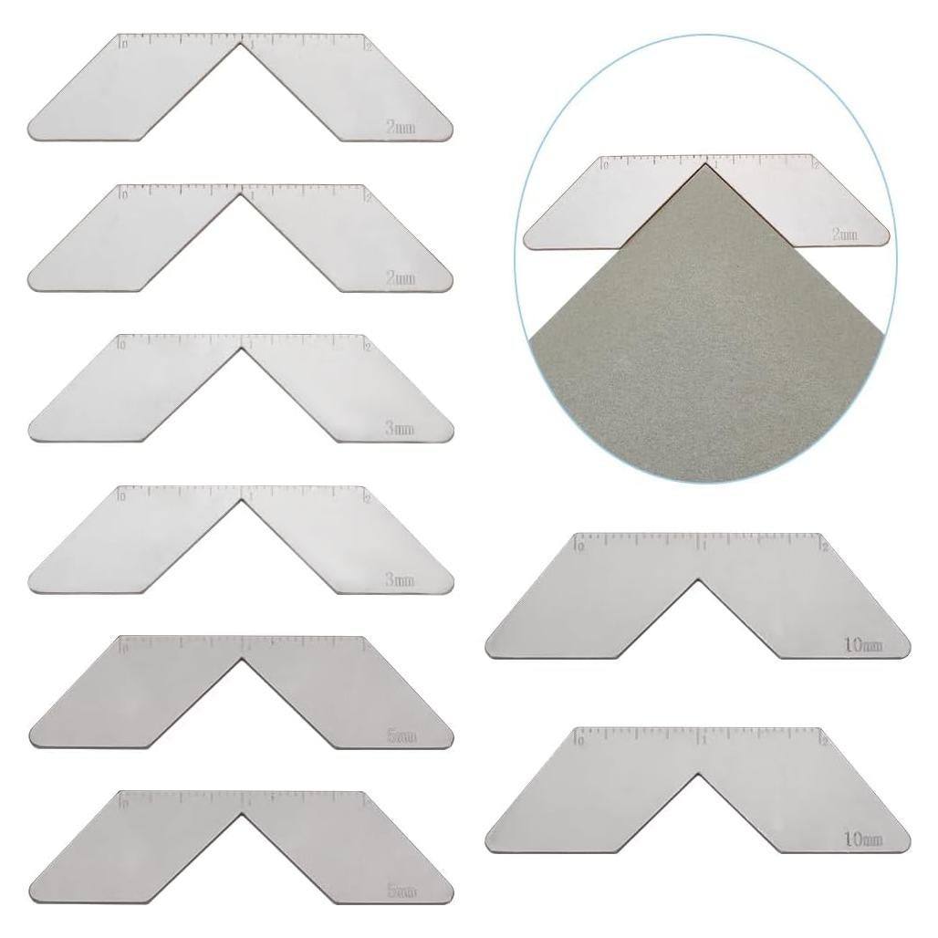 Juego de 8 Herramientas de Corte de Esquina OLYCRAFT 2-10mm