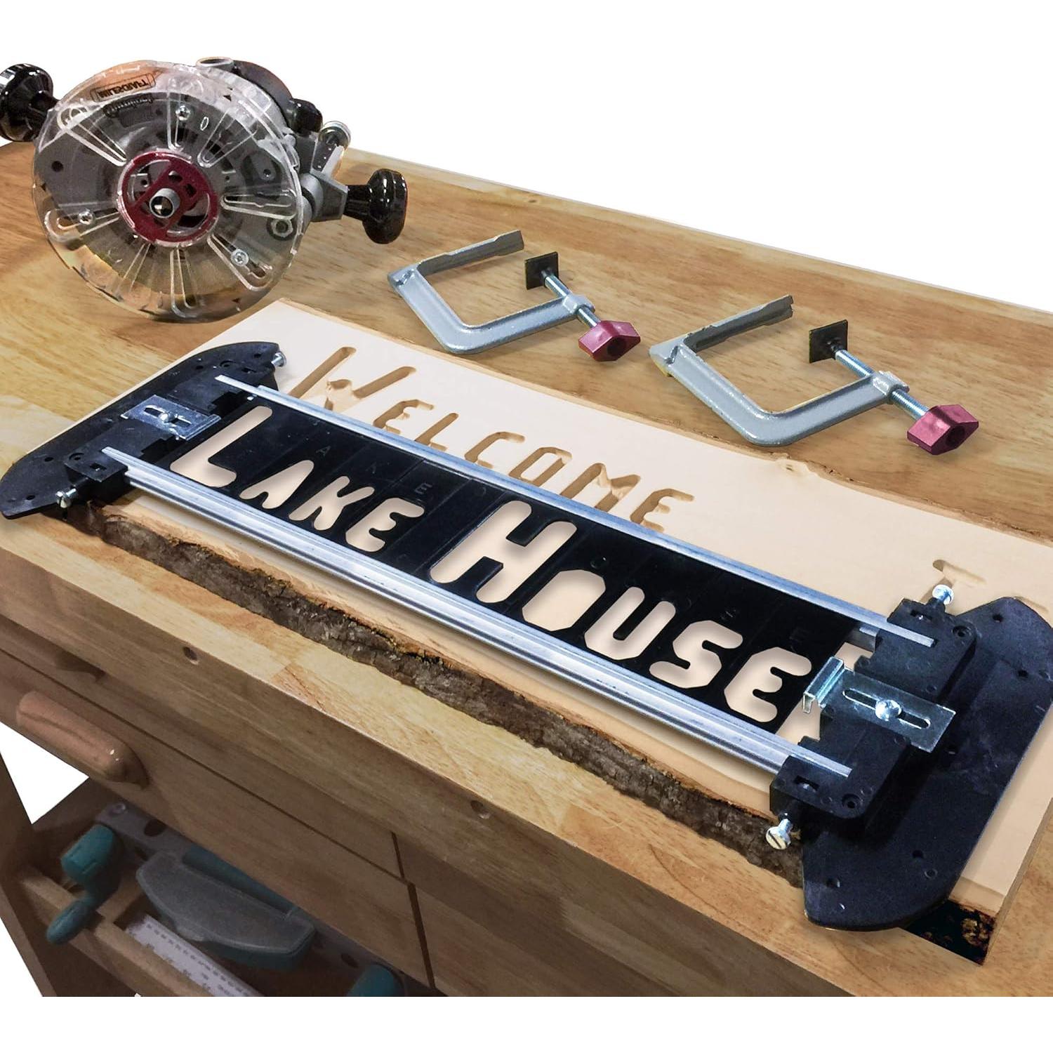 Kit de Fabricación de Letreros Milescraft 1212 con 200 Plantillas