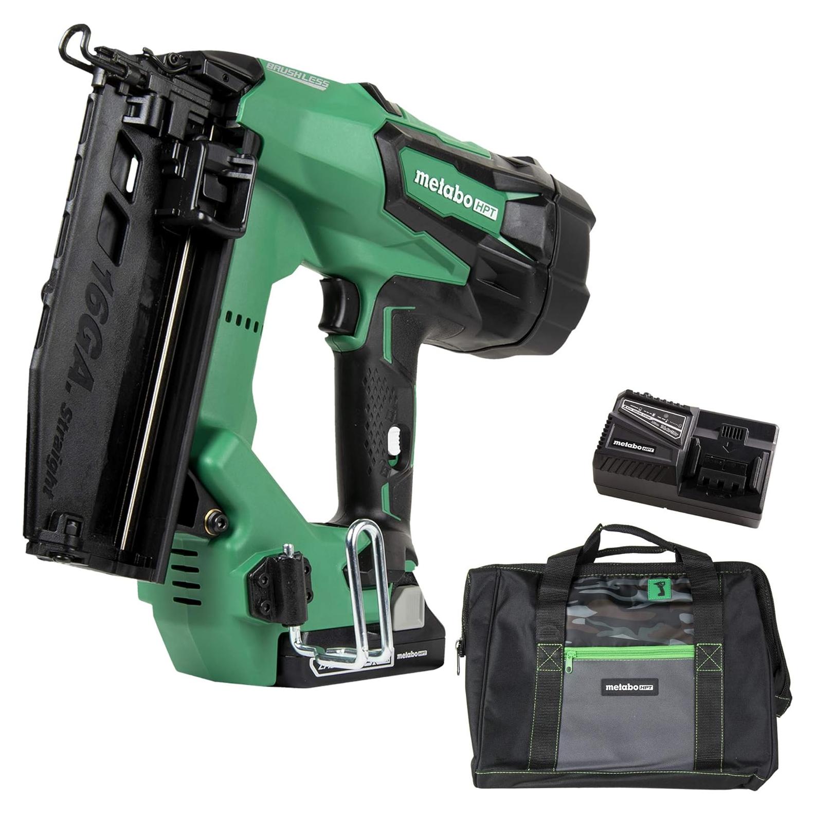 Clavadora Inalámbrica Metabo HPT NT1865DMS 18V 16 Gauge