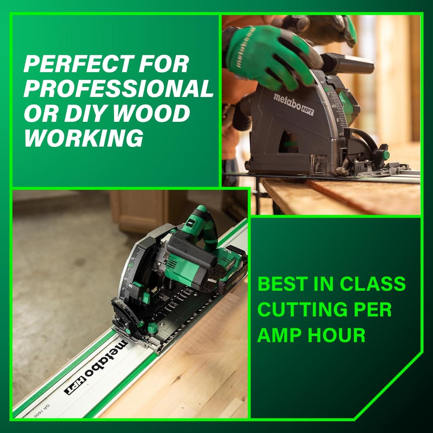 Sierra de Carril Inalámbrica Metabo HPT 36V 6-1/2" Kit