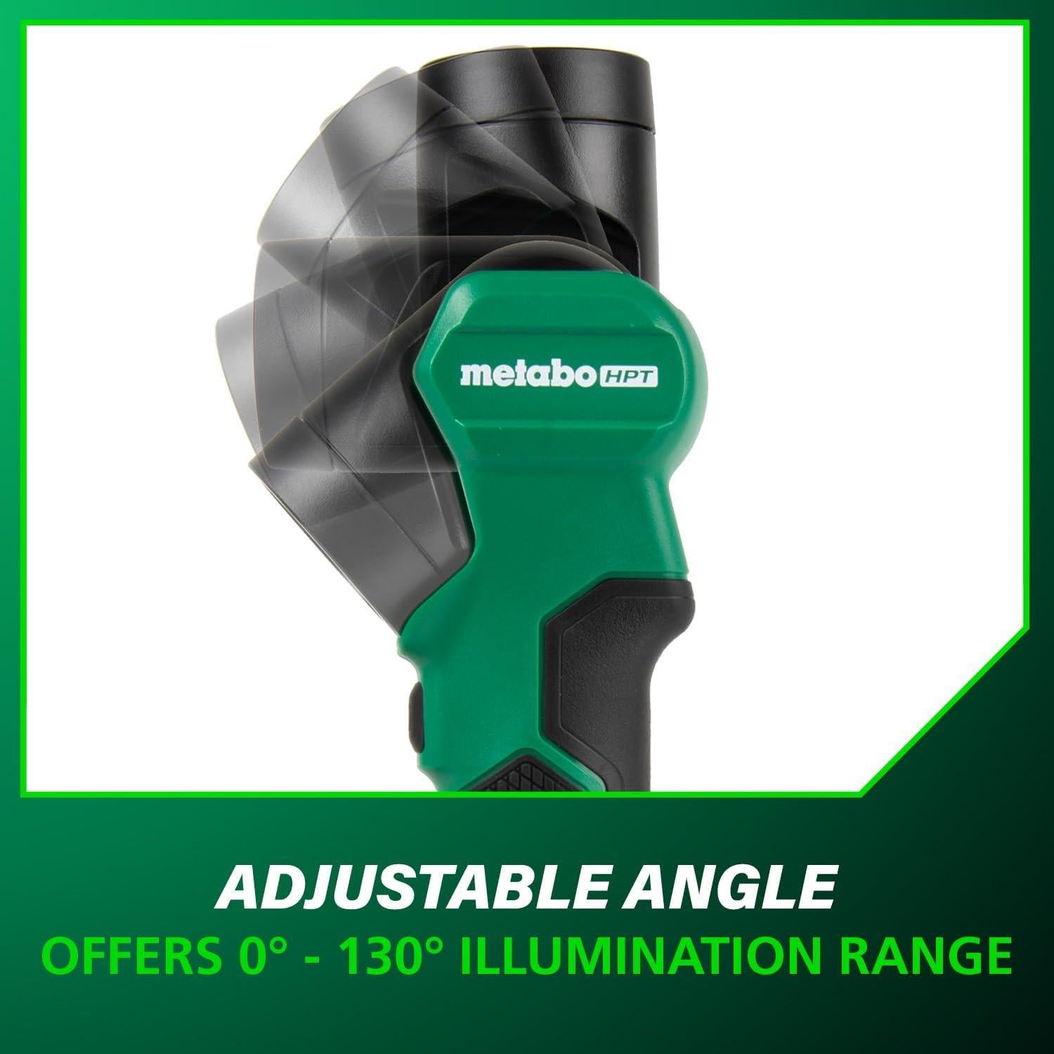 Linterna LED Inalámbrica Metabo HPT 18V MultiVolt 250 Lúmenes