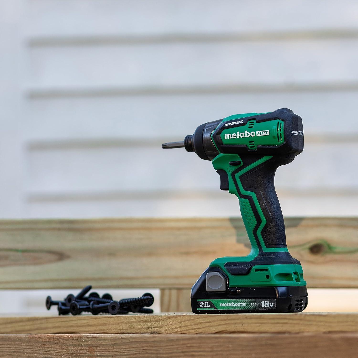 Destornillador de Impacto Metabo HPT 18V WH18DDXS 1240 in-lbs