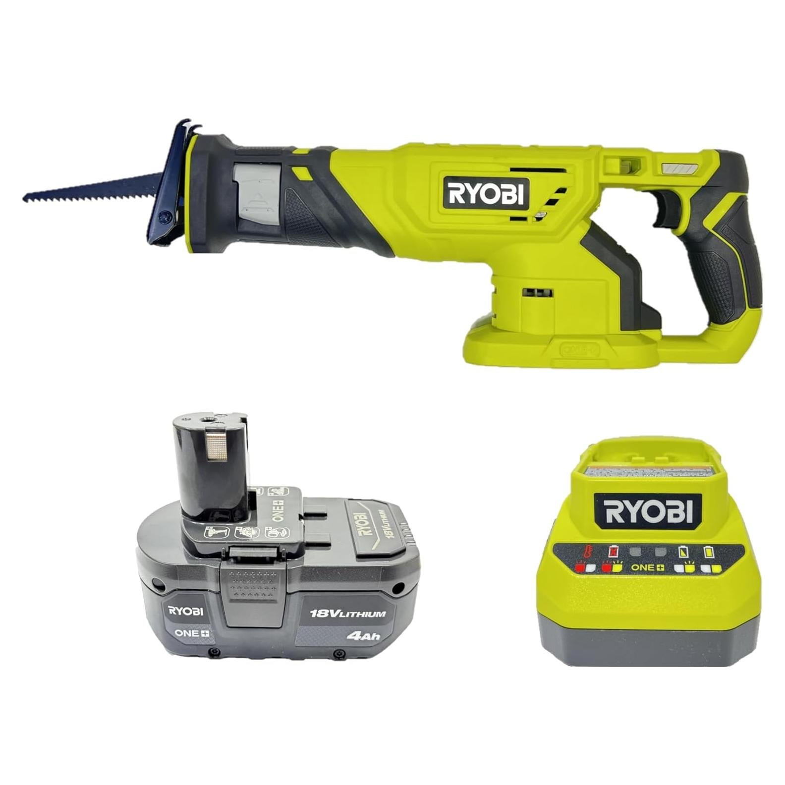 Sierra Recíproca Inalámbrica Ryobi PCL515K1 18V 4Ah con Cargador