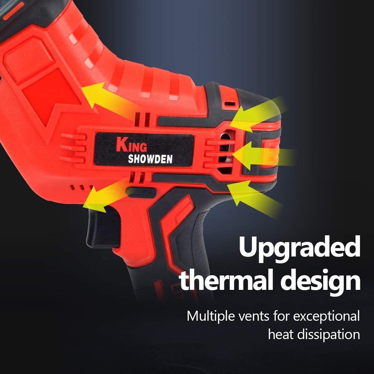 Sierra Recíproca Inalámbrica Drytuns 21V 3000RPM 4 Cuchillas