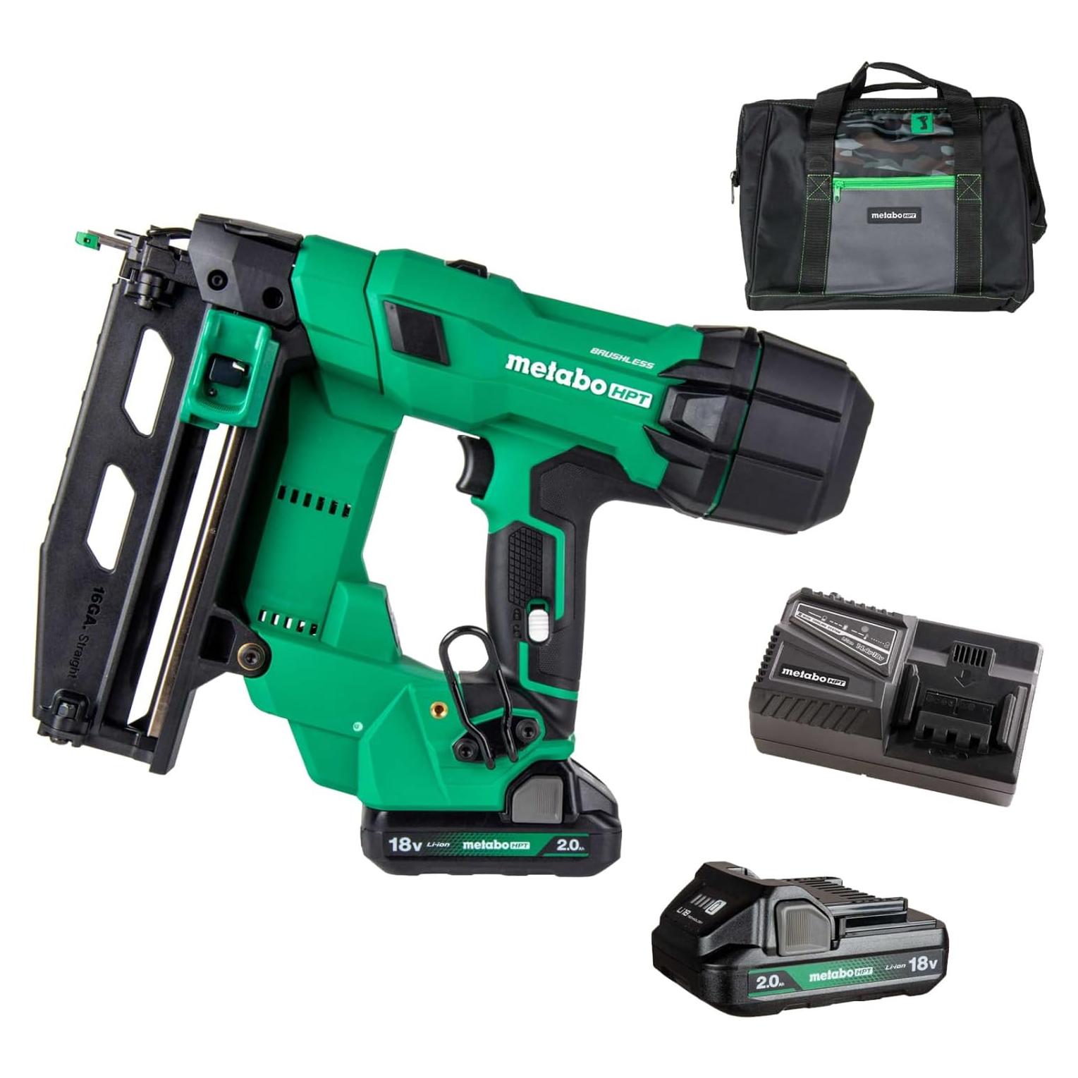 Clavadora de Acabado Metabo HPT 18V Sin Escobillas NT1865DSA