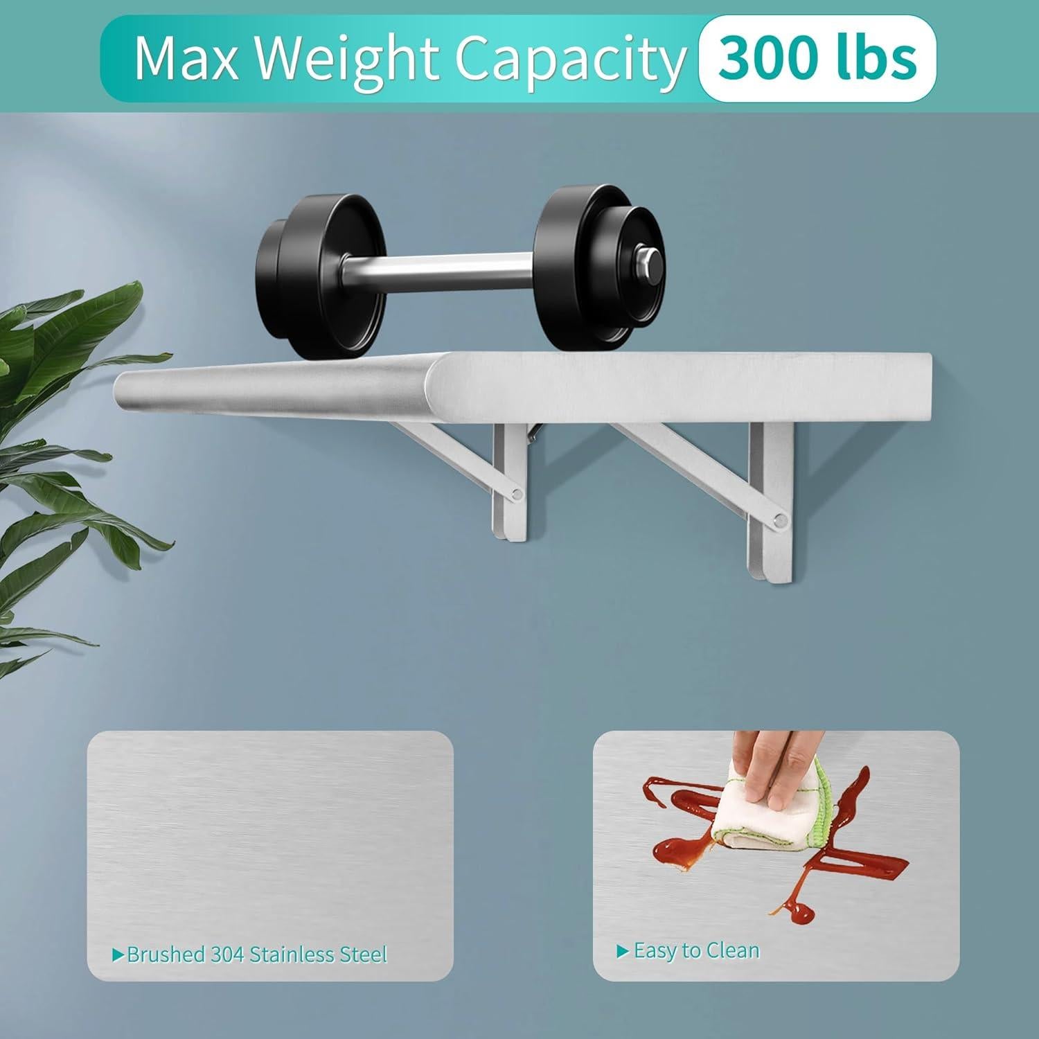 Estante de Acero Inoxidable Picesa H60 91.4x30.5 cm Ajustable