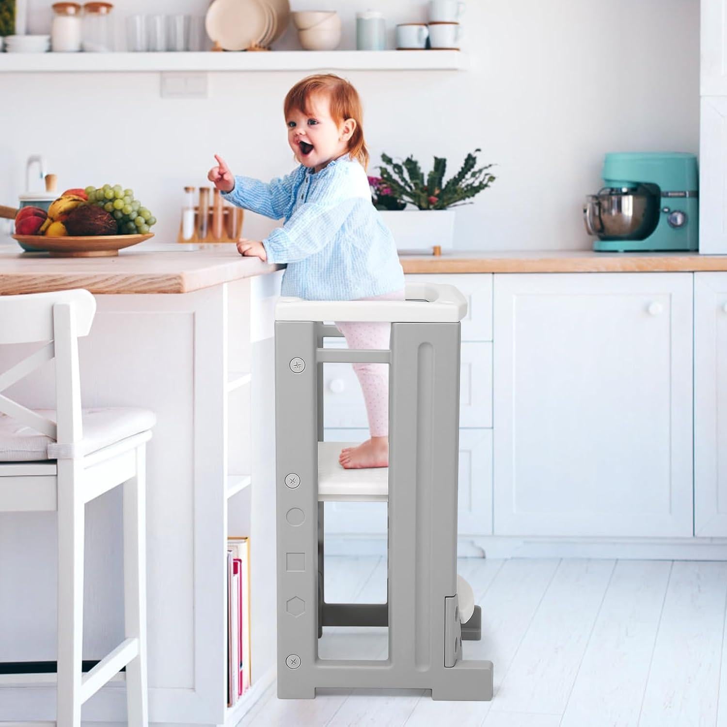 Torre de Aprendizaje ToyBay para Niños con Pizarra Ajustable