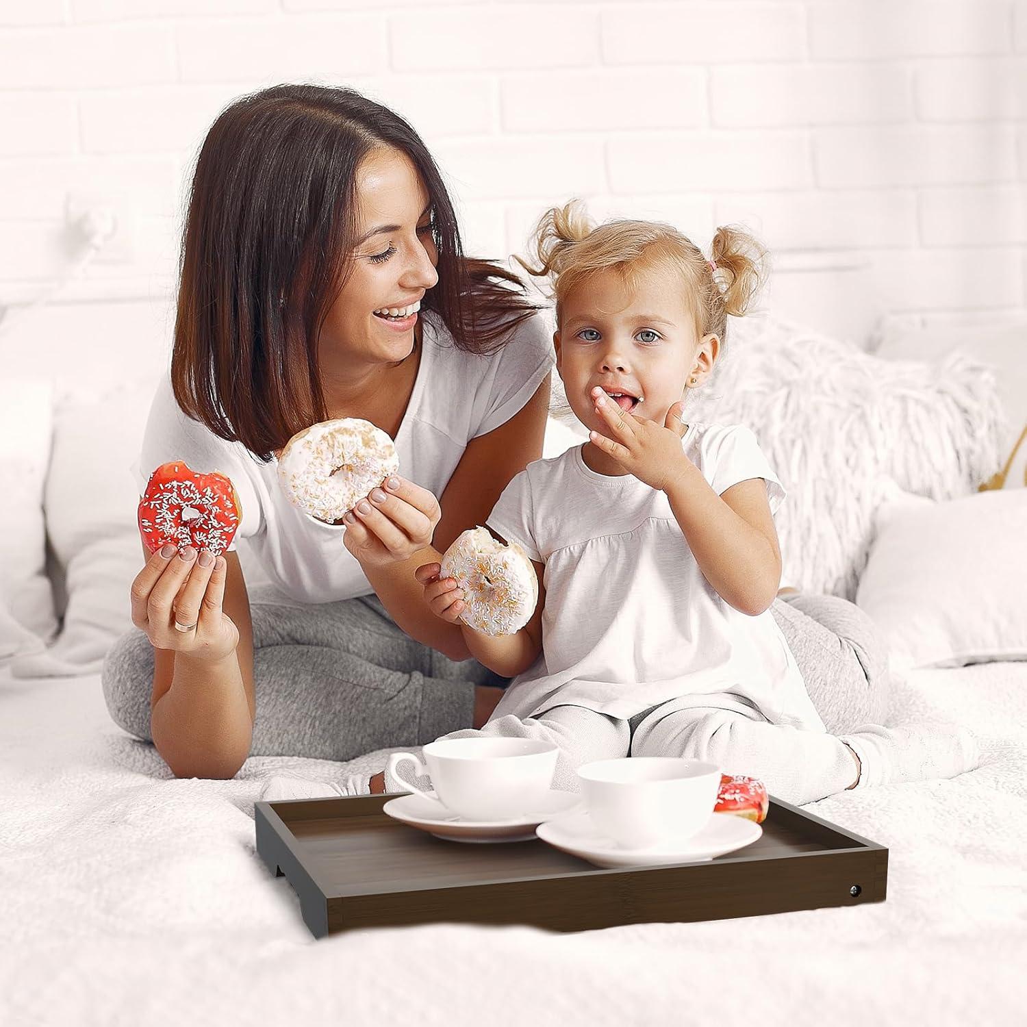 Mesa Bandeja para Cama Artmalle de Bambú Plegable 54x28cm