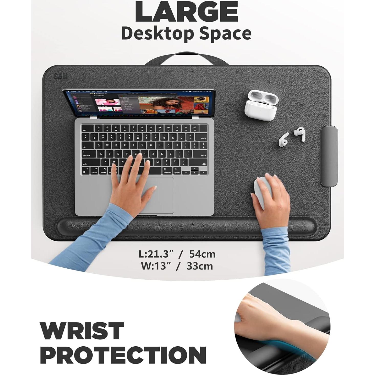 Escritorio Portátil SAIJI para Laptop hasta 43.18 cm con Cajón