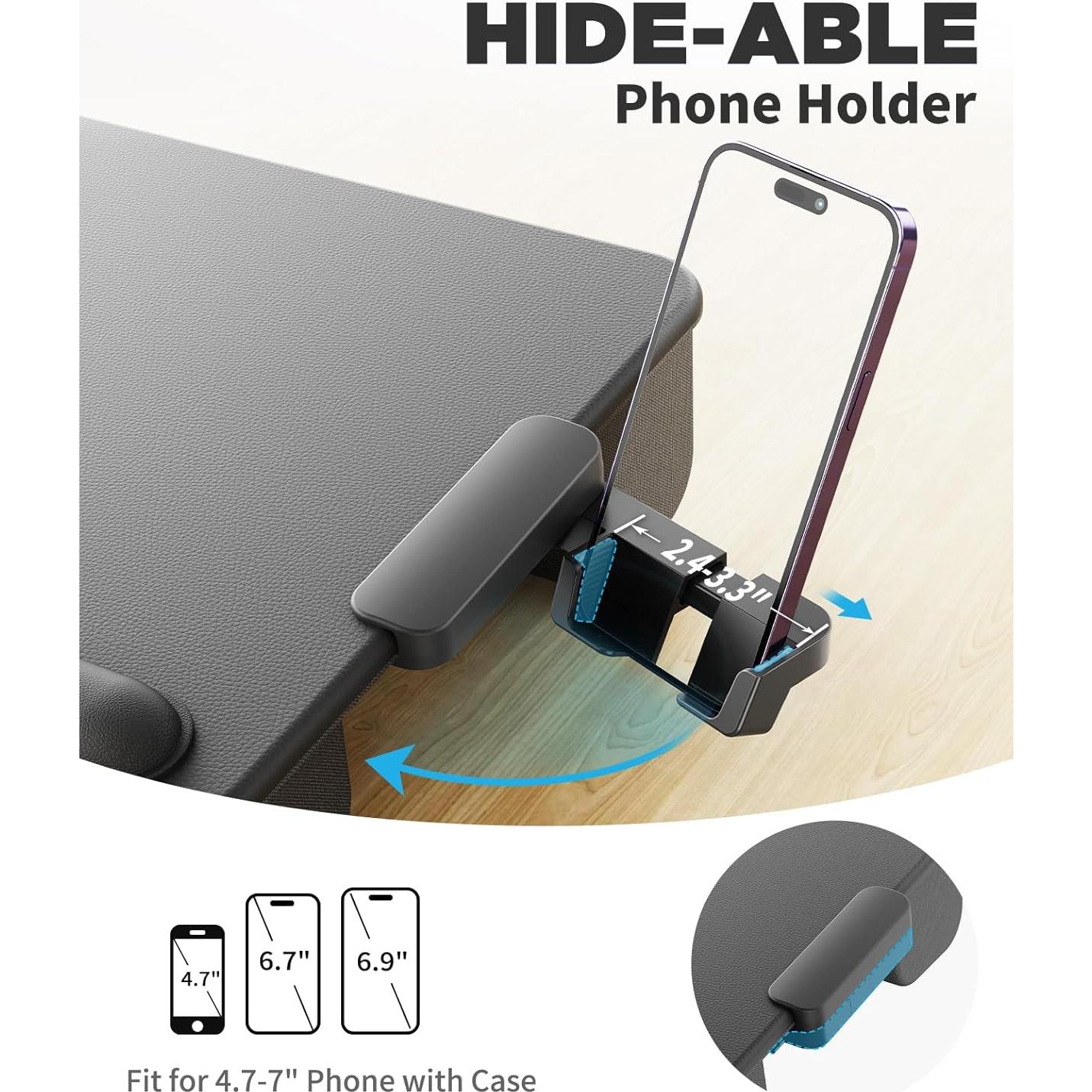 Escritorio Portátil SAIJI para Laptop hasta 43.18 cm con Cajón