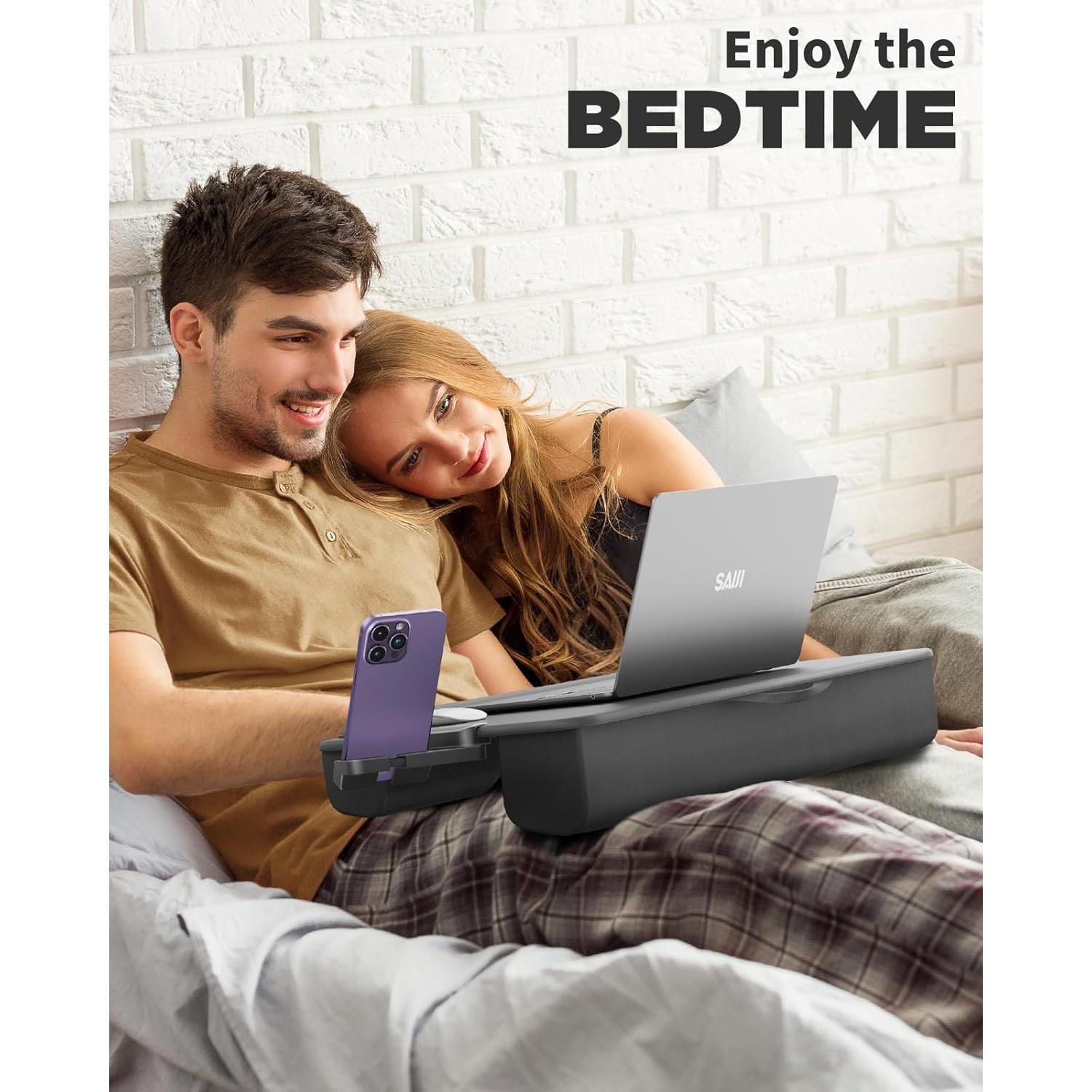 Escritorio Portátil SAIJI para Laptop hasta 43.18 cm con Cajón